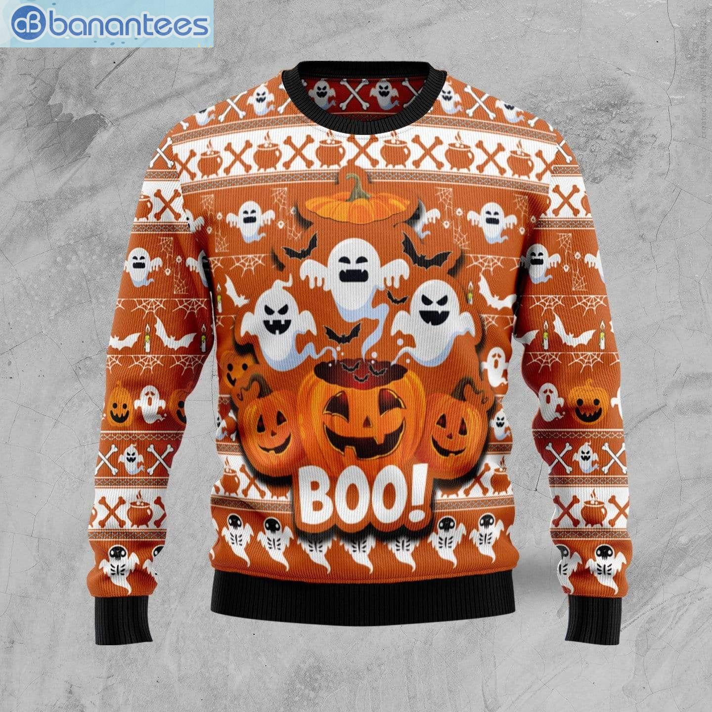 Baby Boo Pumpkin Gift For Halloween 3D Sweater Product Photo 1