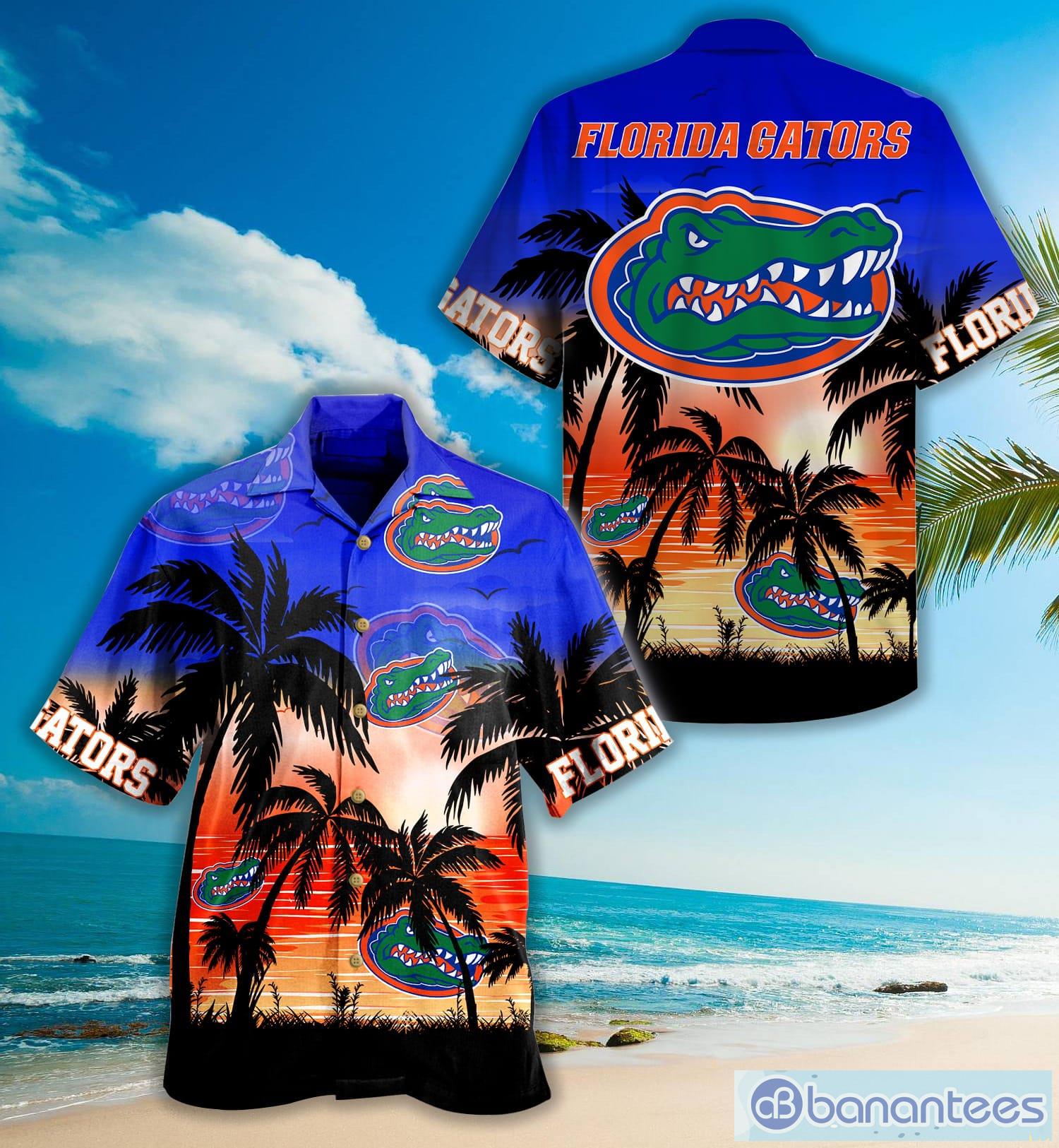 Florida Gators Palm Tree Hawaiian Shirt For Fans Product Photo 3
