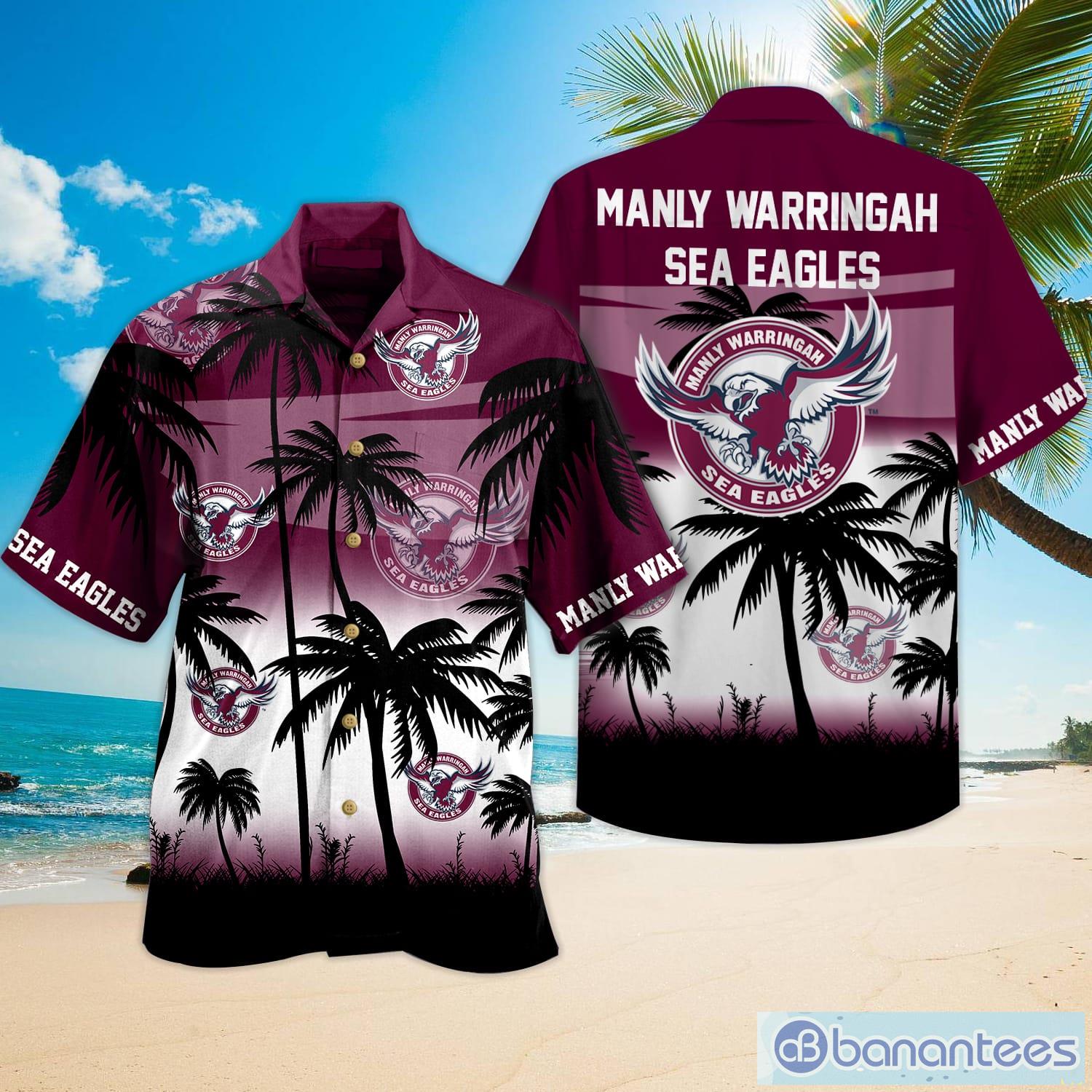 Manly Warringah Sea Eagles Hawaiian Shirt For Fans Product Photo 1
