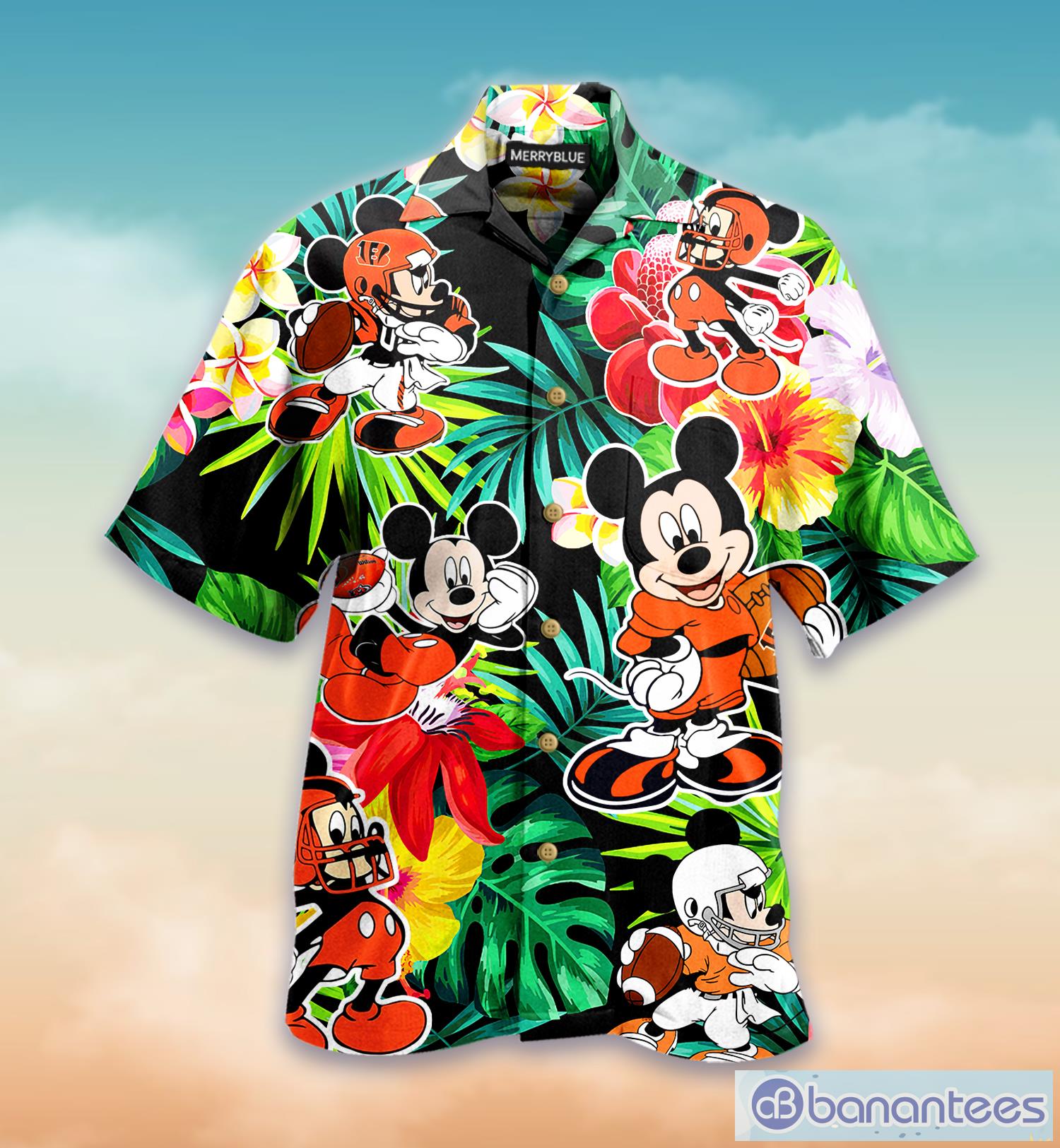 Mickey Bengals Hawaiian Shirt For Fans Product Photo 3