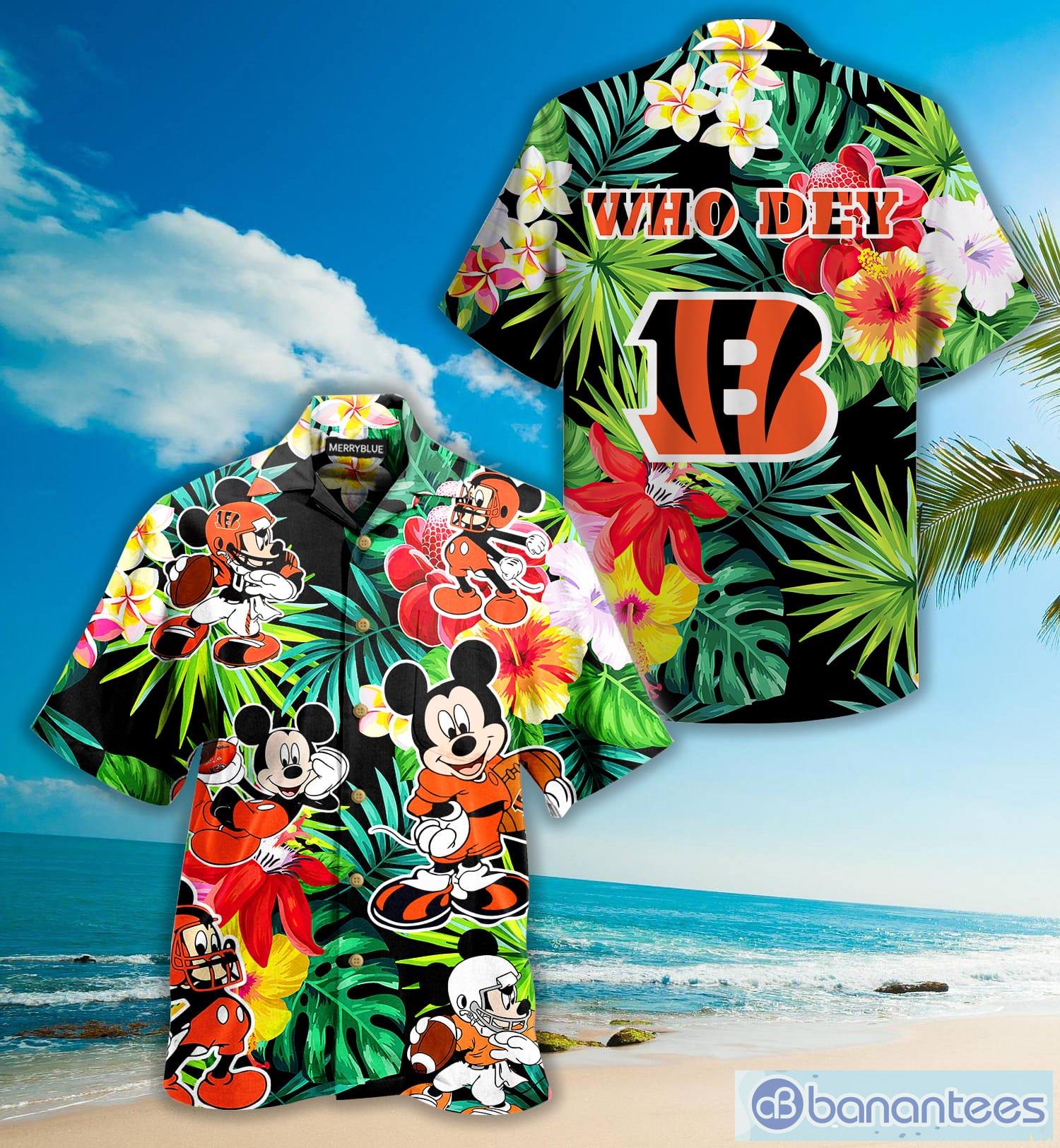Mickey Bengals Hawaiian Shirt For Fans Product Photo 1