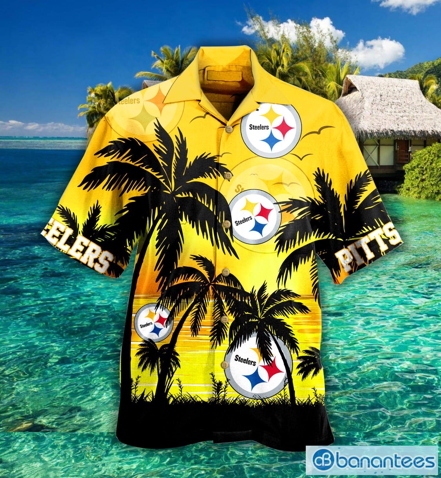 Steelers Hawaiian Shirt Nfl Pittsburgh Steelers Parrot Best Hawaiian Shirts  - Upfamilie Gifts Store