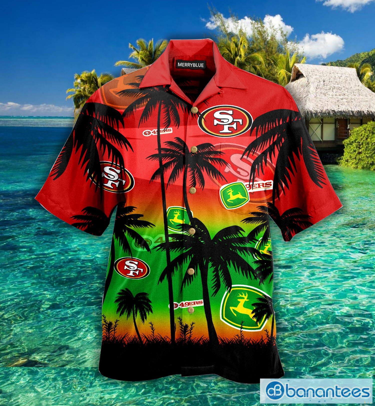 san francisco 49ers hawaiian shirt