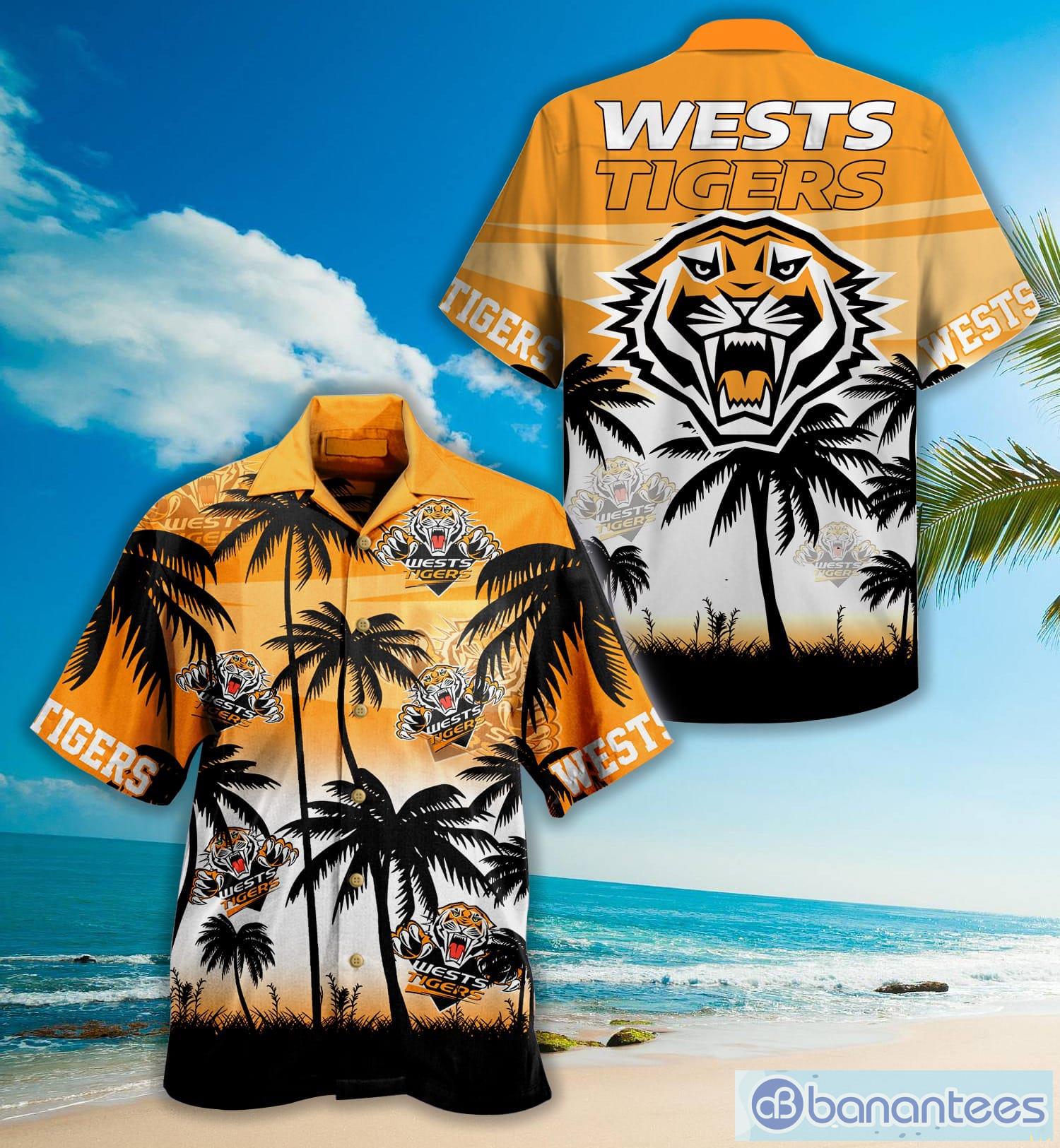 NRL Wests Tigers Classic Hawaiian Shirt - Torunstyle