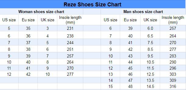 Size Chart – Vin Wears