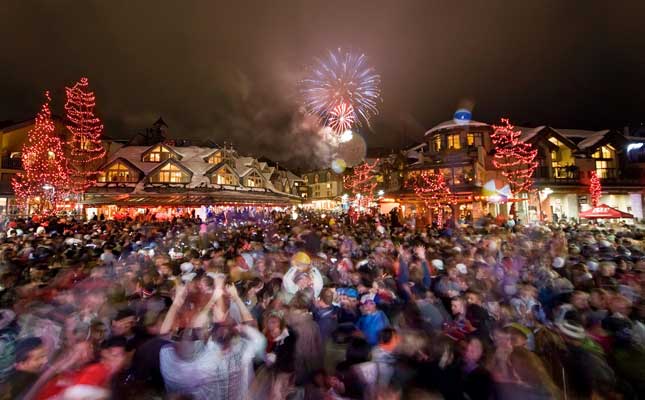 New year in whistler