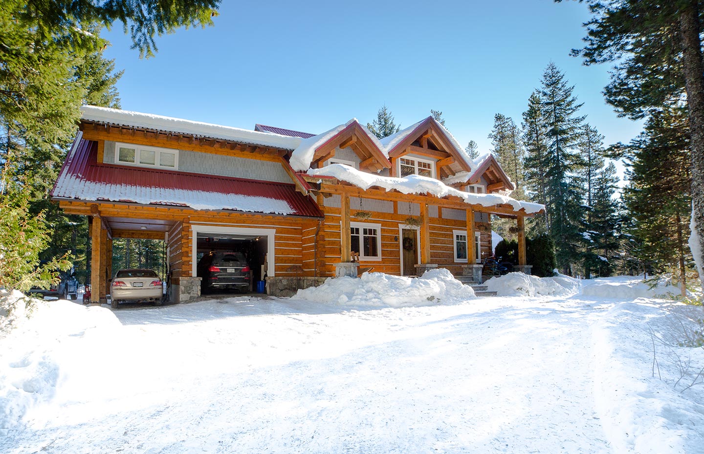 Property in Whistler covered in snow
