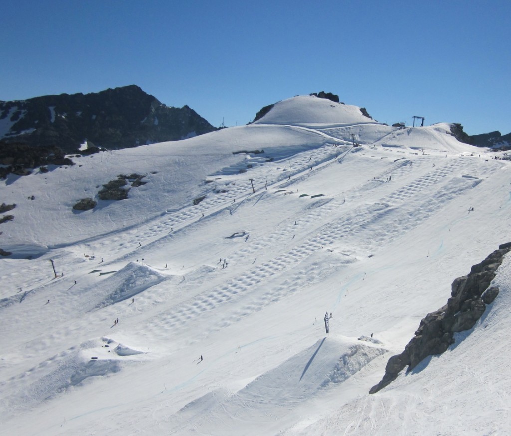 Ski slope venue in whistler
