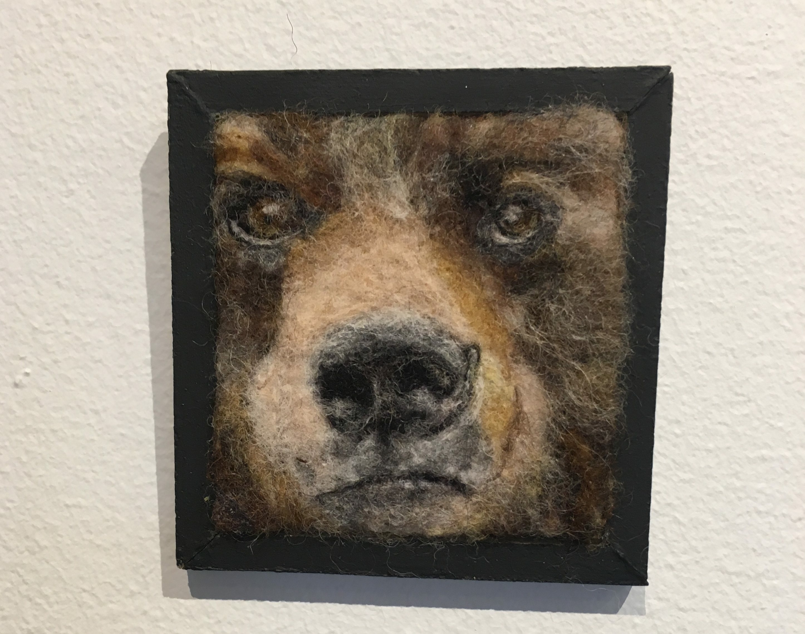 Canvas art of a dog