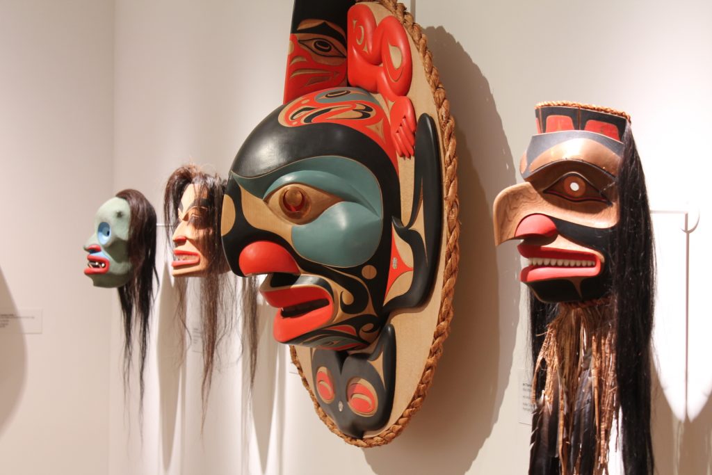 Masks in Audain Art Museum