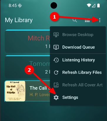 Mobile Settings Icon