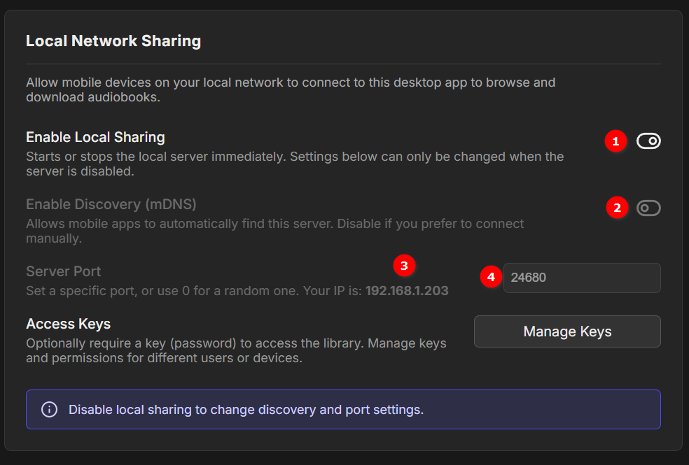 Server Settings