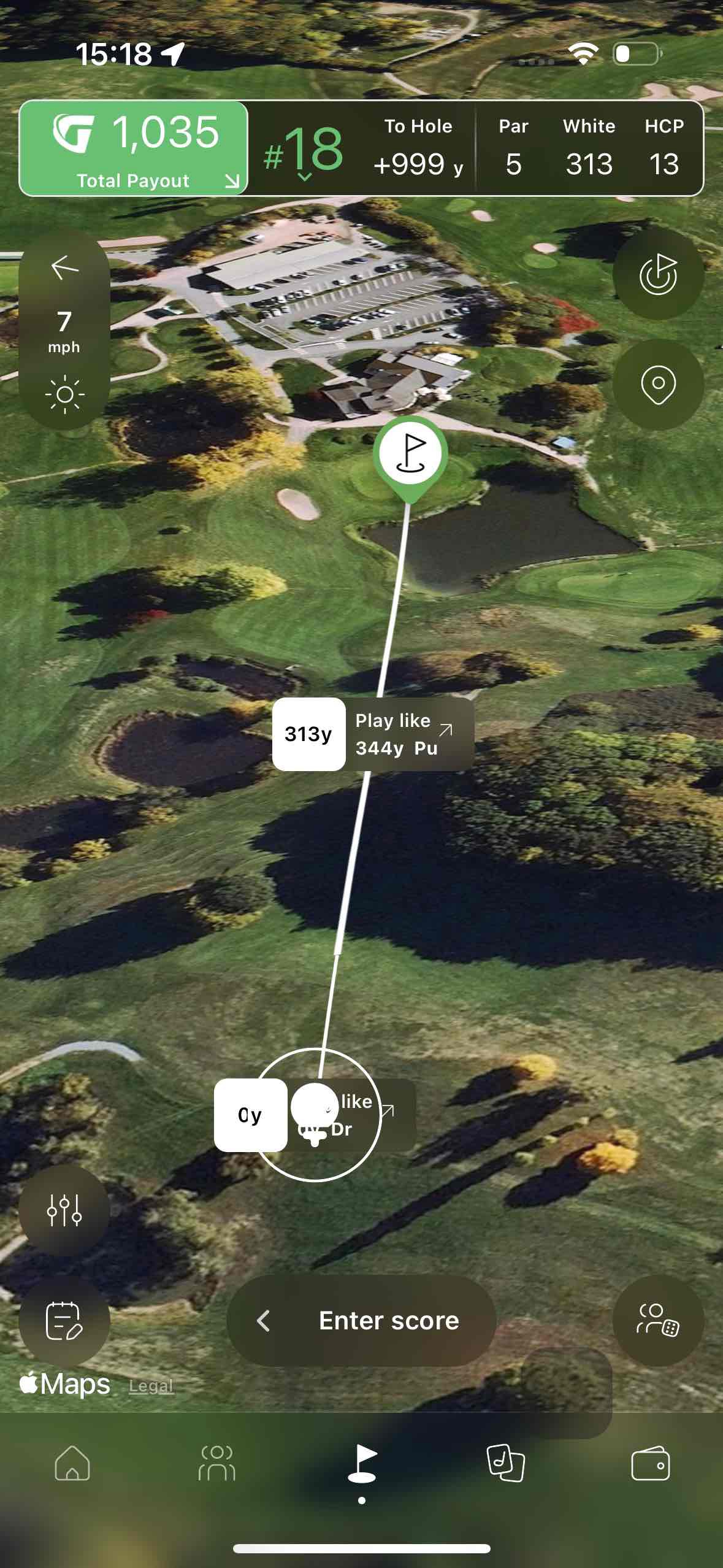 Golfer photo from a round at Creek - Sand Creek Country Club in Chesterton, Indiana