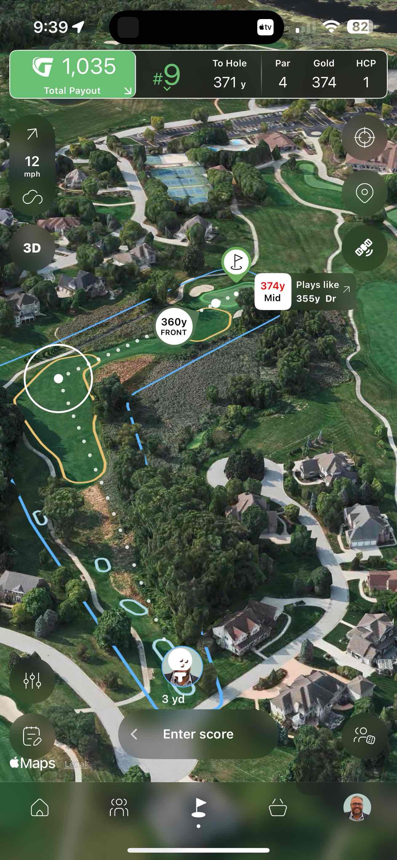 Golfer photo from a round at Marsh - Sand Creek Country Club in Chesterton, Indiana