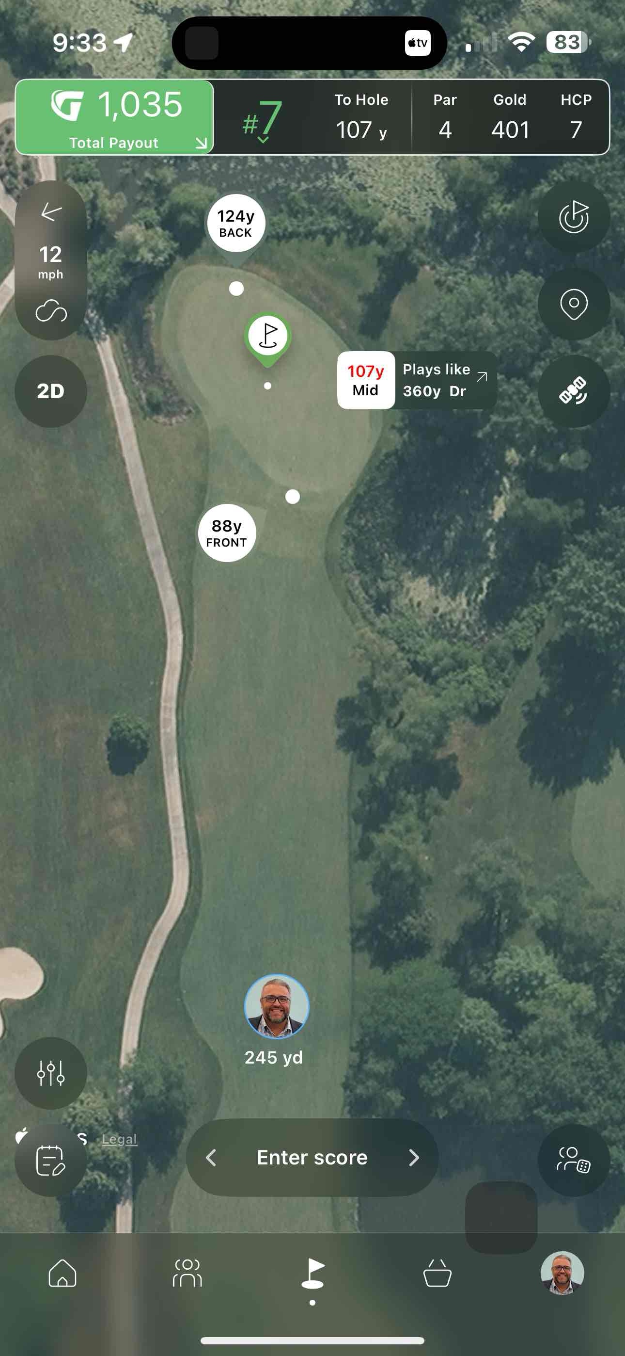 Golfer photo from a round at Marsh - Sand Creek Country Club in Chesterton, Indiana