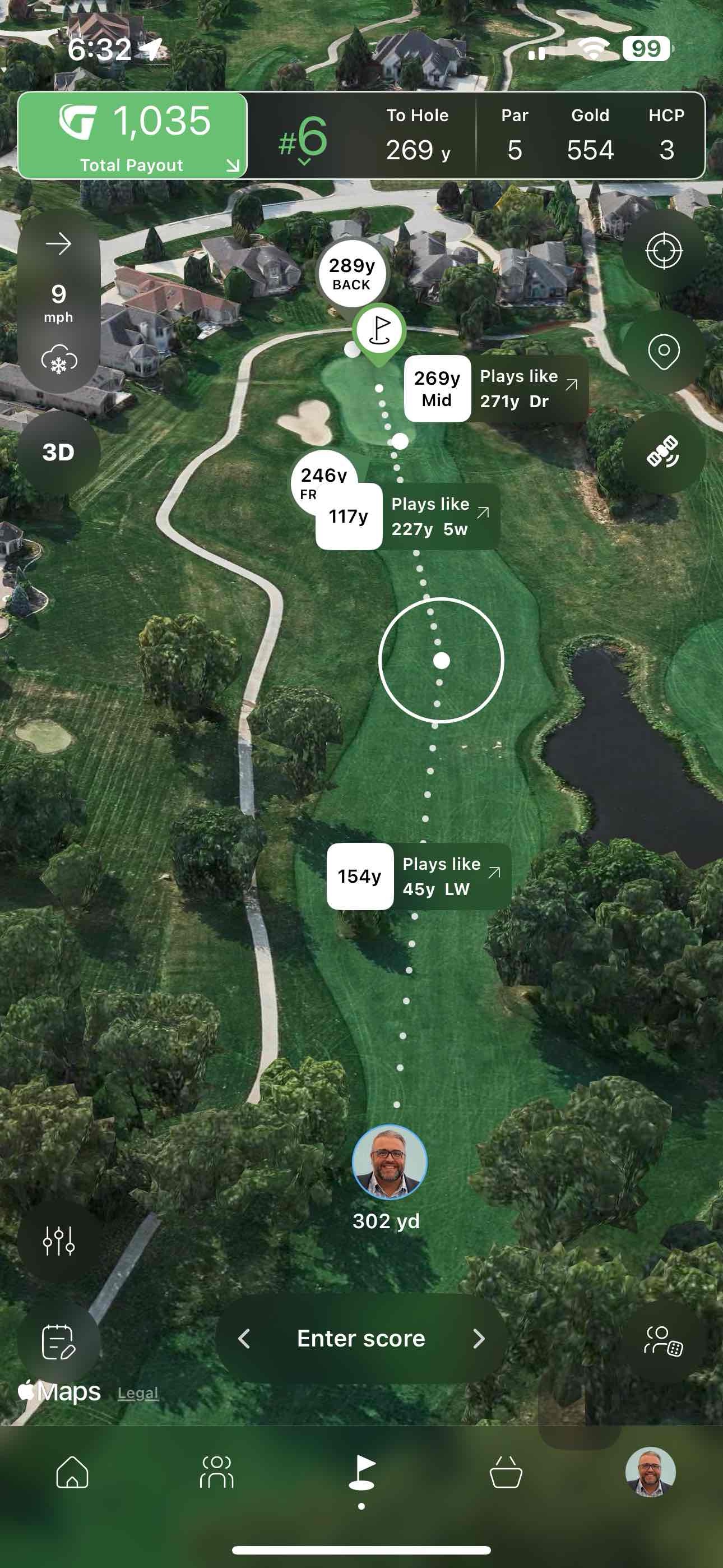 Golfer photo from a round at Marsh - Sand Creek Country Club in Chesterton, Indiana