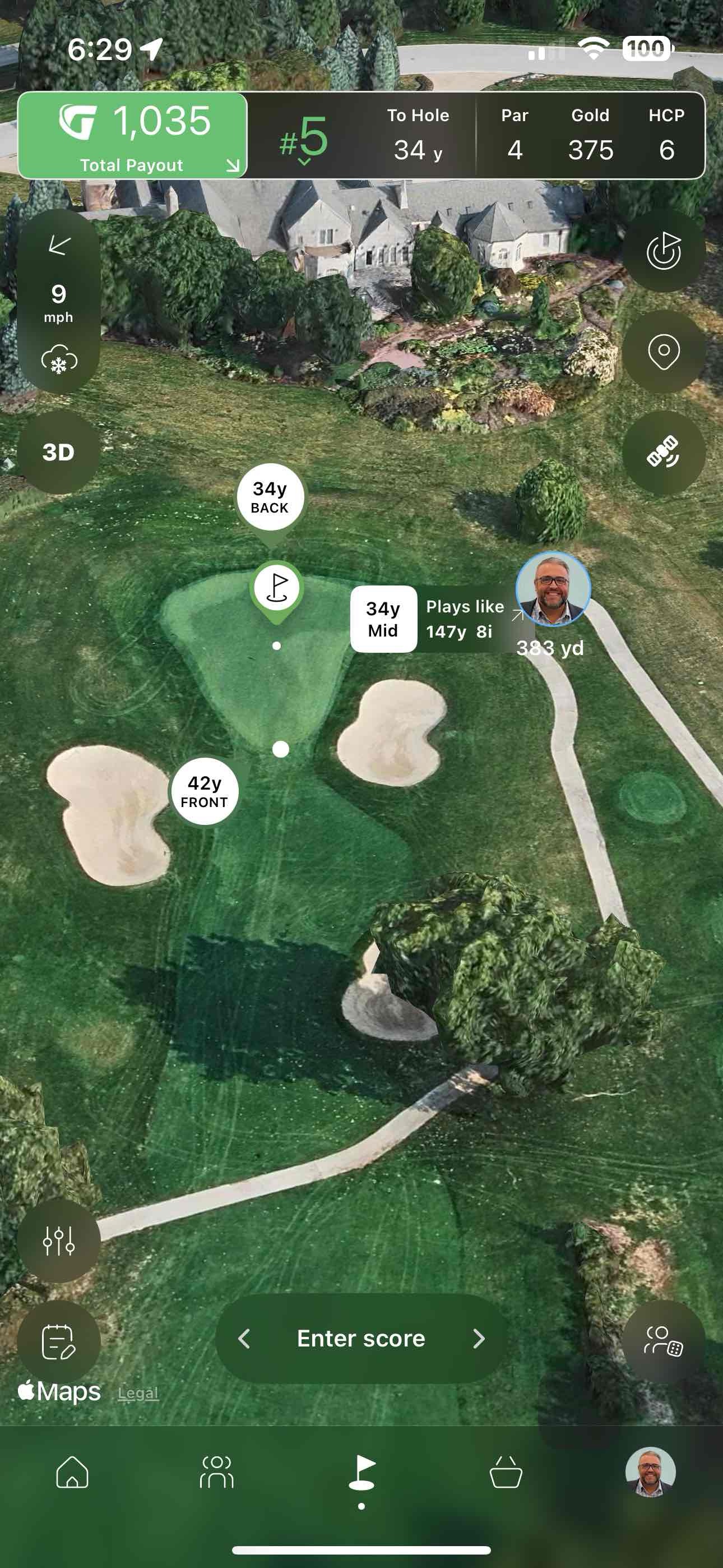Golfer photo from a round at Marsh - Sand Creek Country Club in Chesterton, Indiana