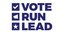 Vote Run Lead