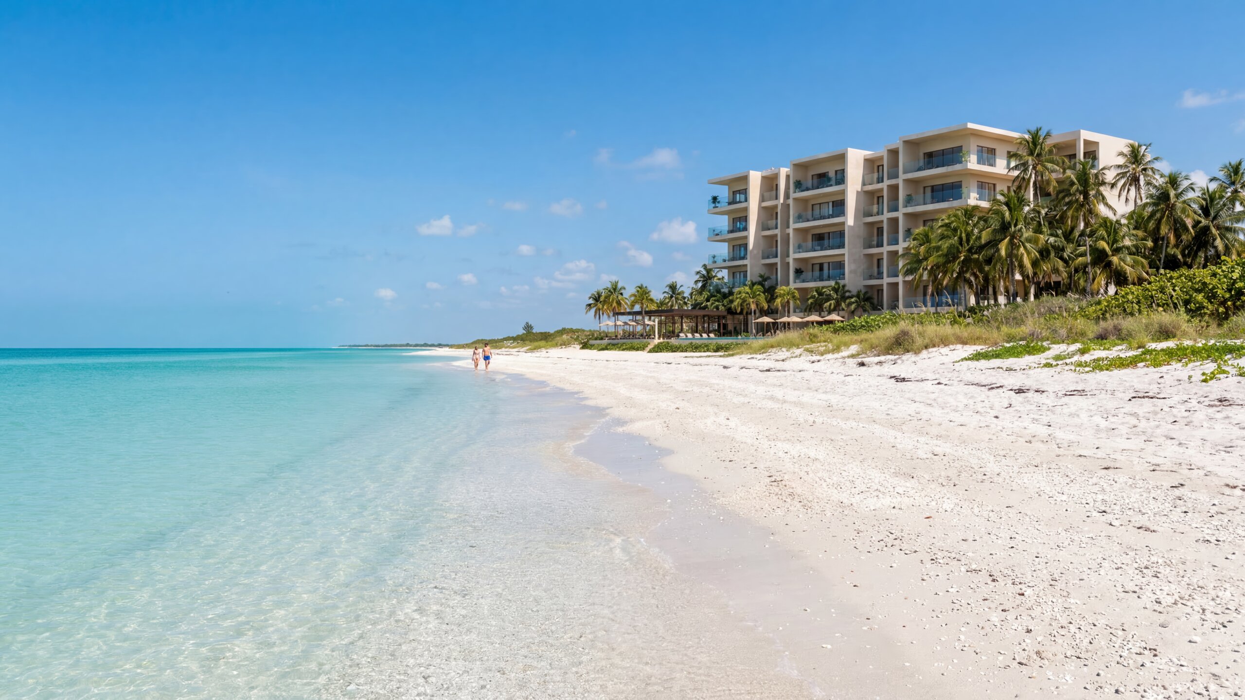 Pristine Gulf beach — Arrecife Sisal