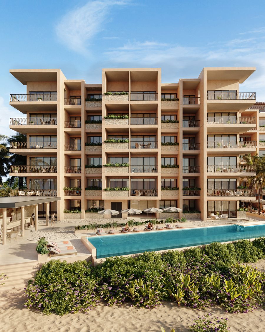 North facade — Arrecife Sisal Tower, Yucatán