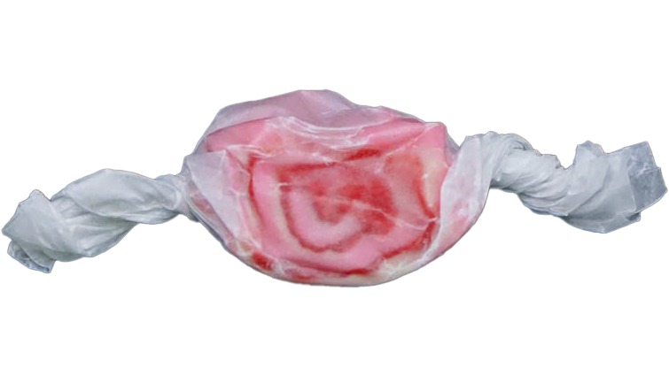 Raspberries and Cream Taffy