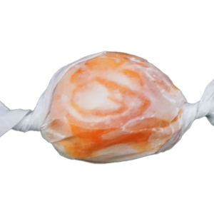 Orange Swirl Taffy
