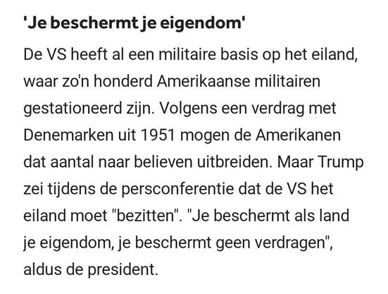 Screenshot from that NOS news item with the quote in Dutch.