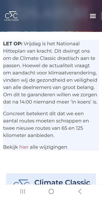 Screenshot from https://climateclassic.nl/