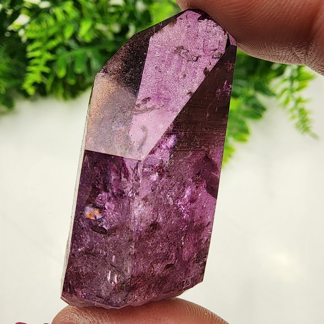 Amethyst Aura Quartz | Arkansas | SiO2 | Aura Quartz Specimen - Virgo Gems