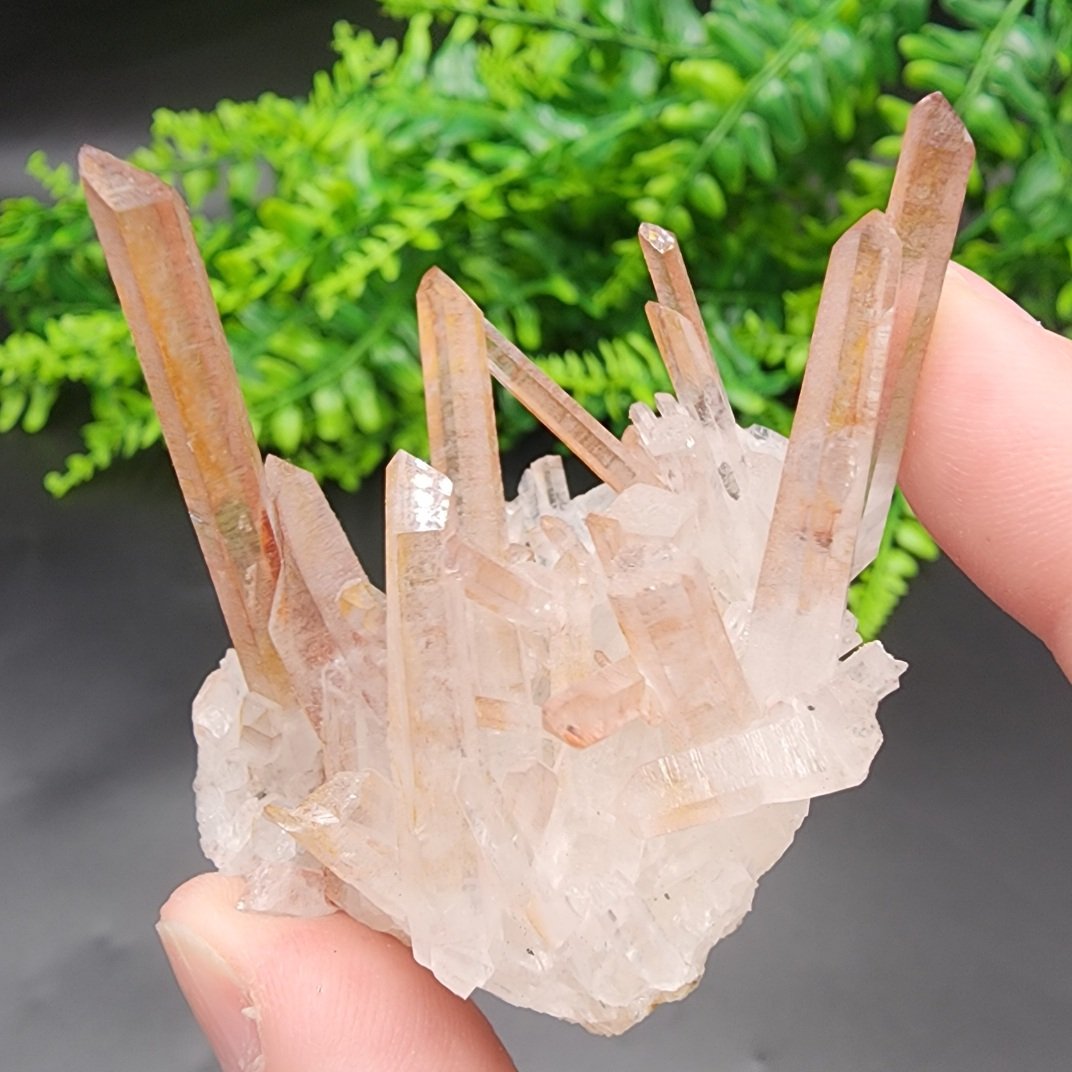 Red Quartz | China | SiO2 | Hematite Included Quartz Specimen - Image 5