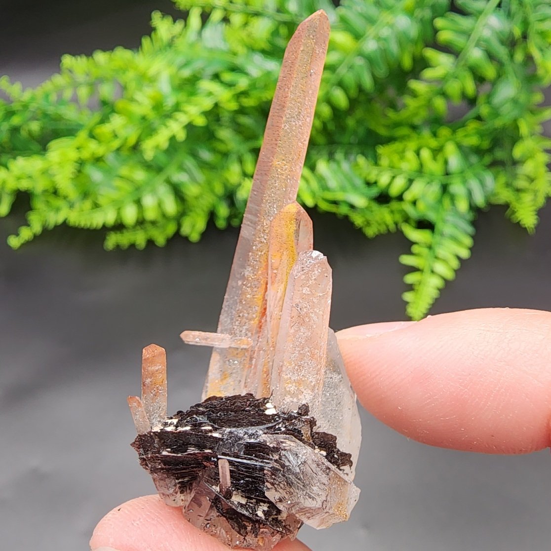Red Quartz | China | SiO2 | Hematite Included Quartz Specimen - Image 4