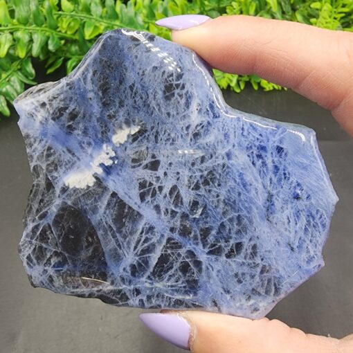 Sodalite Slab | Bahia, Brazil | Na₈Al₆Si₆O₂₄ Cl₂ | Polished Sodalite - Image 3