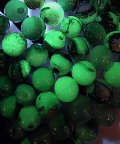 Alternative view of Volcano Agate Bracelet ~10mm Beads | Indonesia | SiO2 | Polished UV Reactive Agate