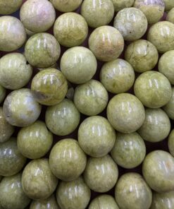 Green Opal Bracelet ~7mm Beads | Madagascar | SiO2 · nH2O | Polished Green Opal