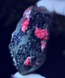 Alternative view of Ruby Zoisite | Tanzania | Ca2Al3(SiO4)(Si2O7)O(OH) | Al2O3 | UV Reactive Ruby in Zoisite