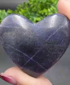 Purple Opal Heart | Mexico | SiO2 · nH2O | Polished Opal