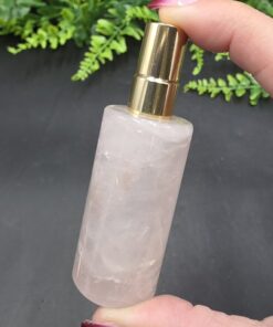 Rose Quartz Tincture Bottle | China | SiO2  | Polished Rose Quartz