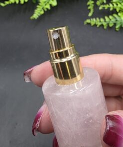 Alternative view of Rose Quartz Tincture Bottle | China | SiO2  | Polished Rose Quartz
