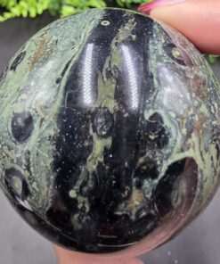 Alternative view of Kambaba Jasper Sphere ~70mm | Madagascar | SiO2 | Polished Kambaba Jasper