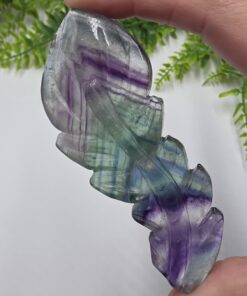 Alternative view of Rainbow Fluorite Feather | China | CaF2 | Polished Fluorite