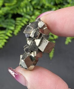 Alternative view of Iridescent Pyrite with Quartz | Indonesia | CaF2 | Iridescent Pyrite Specimen