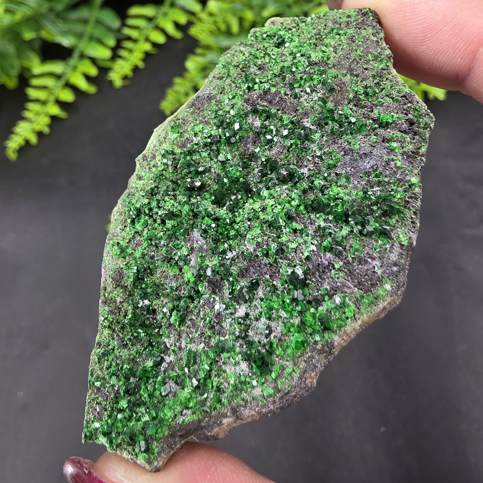 Uvarovite | Russia | Ca3Cr2Si3O12 | Uvarovite Specimen