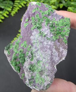 Alternative view of Uvarovite | Russia | Ca3Cr2Si3O12 | Uvarovite Specimen