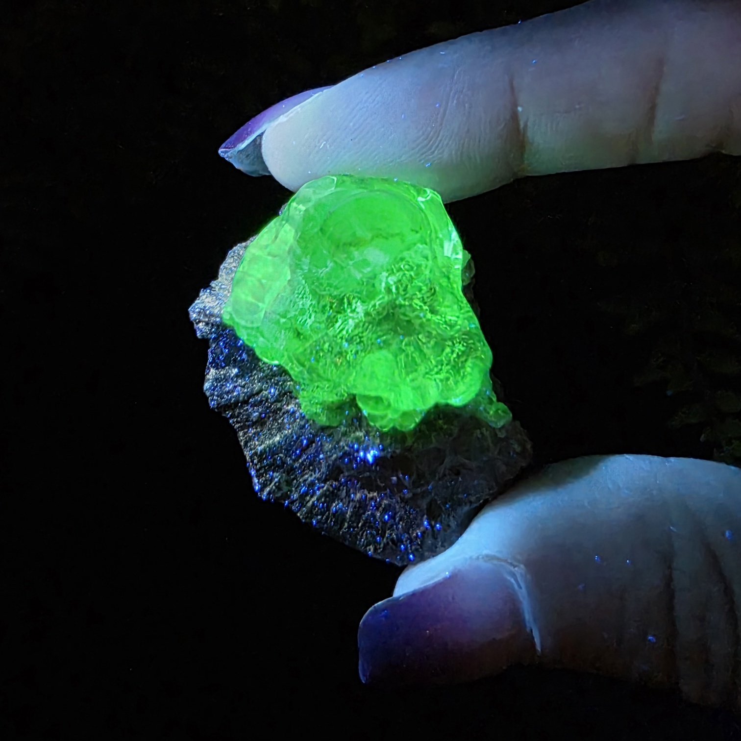 Hyalite Opal | Mexico | SiO2 · nH2O | UV Reactive Hyalite Opal Specimen - Image 7