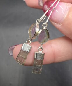 Alternative view of Tourmaline Earrings | Afghanistan | WX3B3A13 (AlSi20 9)3- (0,0H,F)4 | Polished Tourmaline