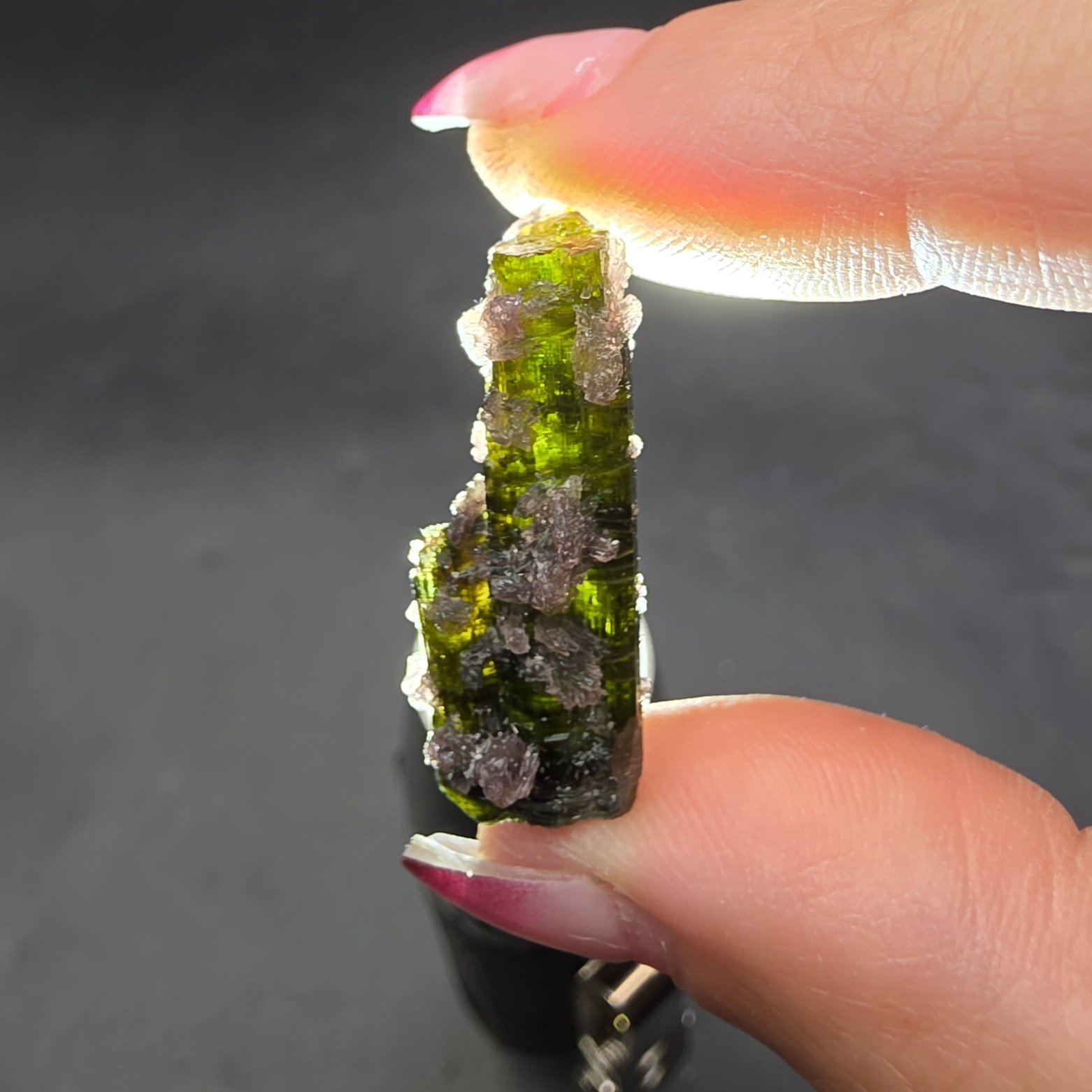 Green Tourmaline | Aricanga, Brazil | CaMg3(Al5Mg)(Si6O18)(BO3)3(OH)3(OH) | Tourmaline Specimen - Image 3