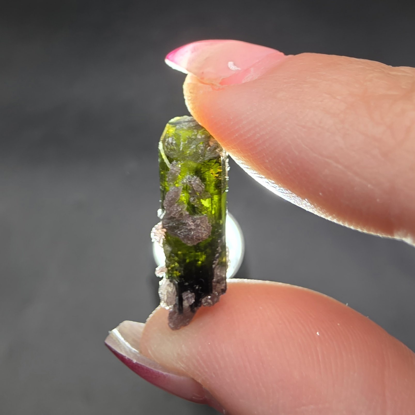 Green Tourmaline | Aricanga, Brazil | CaMg3(Al5Mg)(Si6O18)(BO3)3(OH)3(OH) | Tourmaline Specimen - Image 2