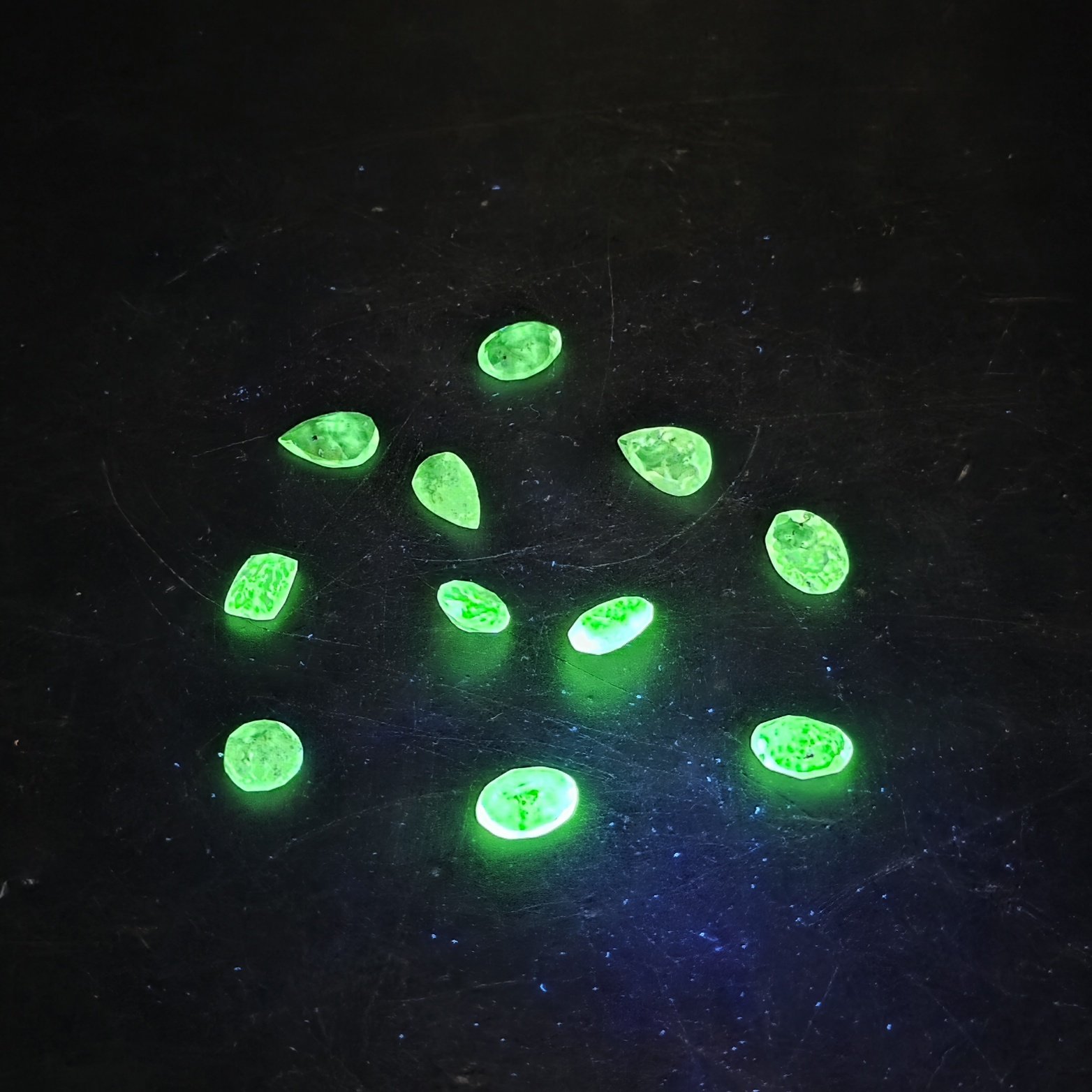 Hyalite Opal Facet | San Luis Potosi, Mexico | SiO2 · nH2O | UV Reactive Hyalite Opal - Image 8