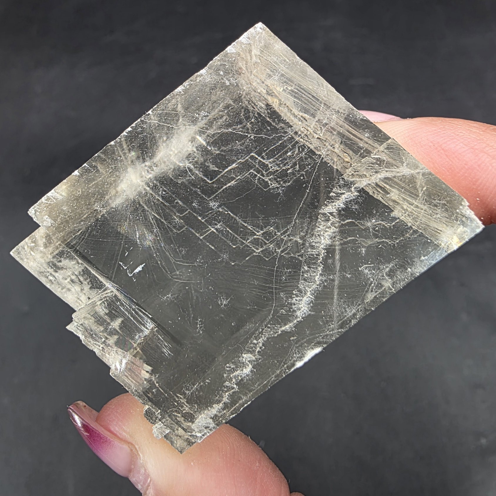 Optical Calcite | India | CaCO3 | Cleaved Optical Calcite - Image 3