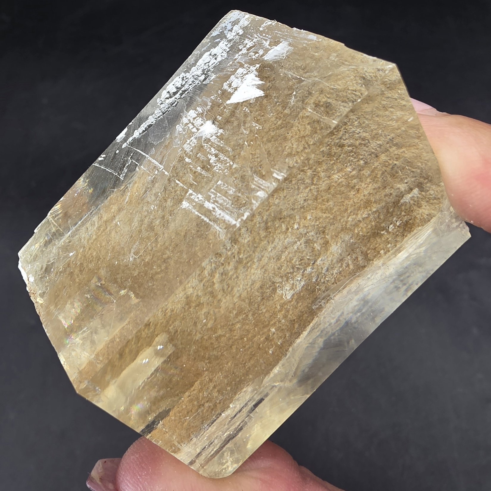 Optical Calcite | India | CaCO3 | Cleaved Optical Calcite - Image 2